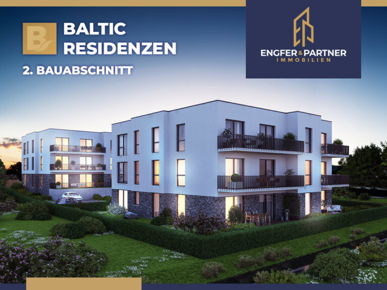 BALTIC RESIDENZEN – 2. BAUABSCHNITT –  16 ansprechende und energieeffiziente Eigentumswohnungen!