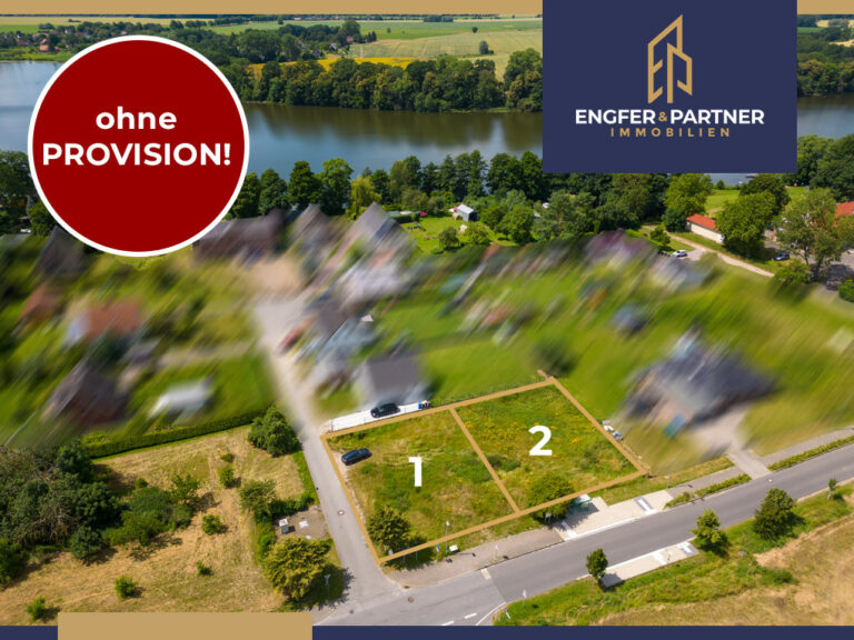 Nur 10km bis nach Schwerin! Baugrundstück mit B-Plan für EFH/DHH-Bebauung in Seenähe